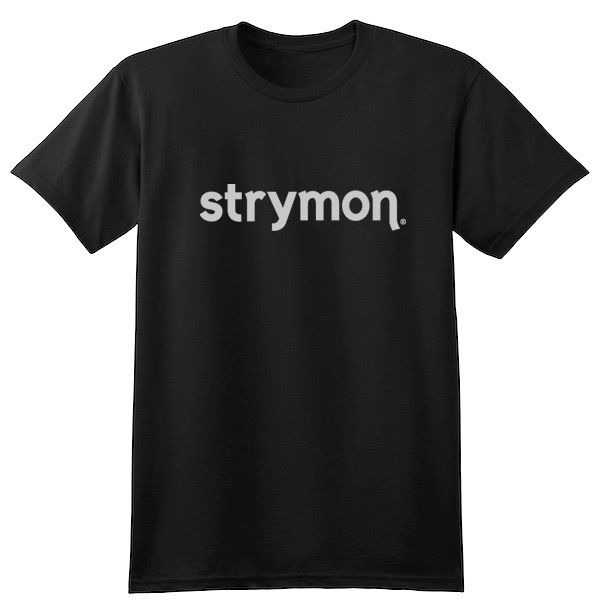 &quot;Silver&quot; on Black Strymon T-Shirt XL