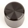 Knob Aluminum Shell No Indicator Black D